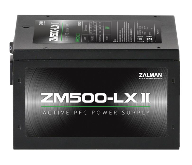ZALMAN ZM500-LXII 500W Active PFC EU - 642877 - zdjęcie 4